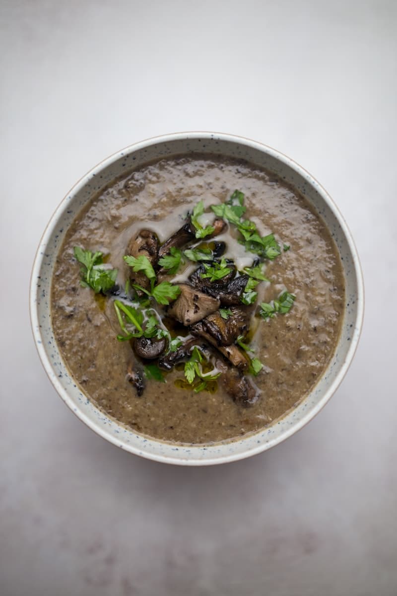Creamy Oyster Mushroom Soup