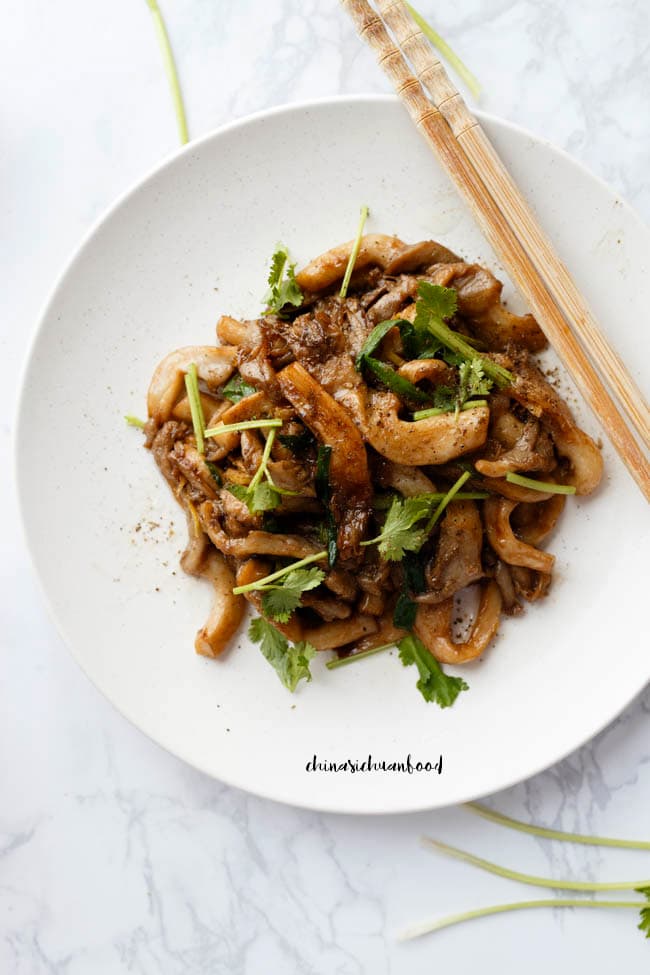 Oyster Mushroom & Ginger Stir-Fry